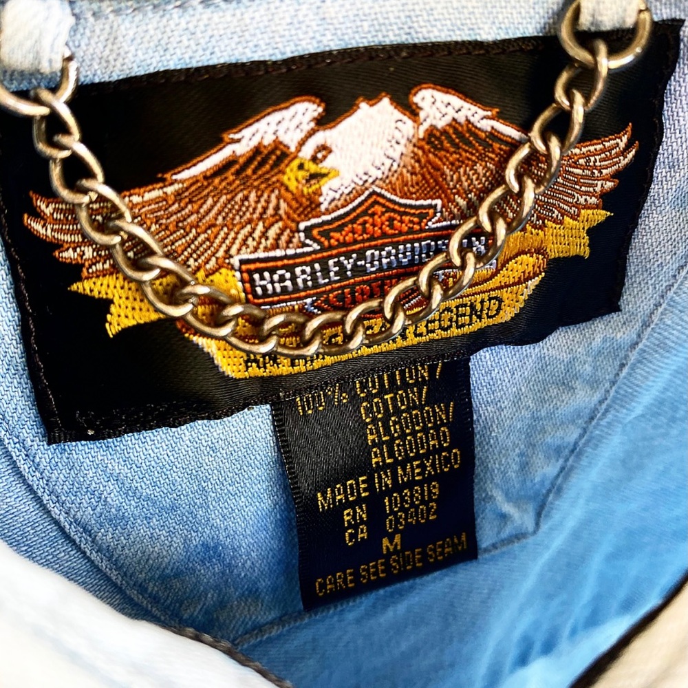 Denim Harley Davidson Shirt